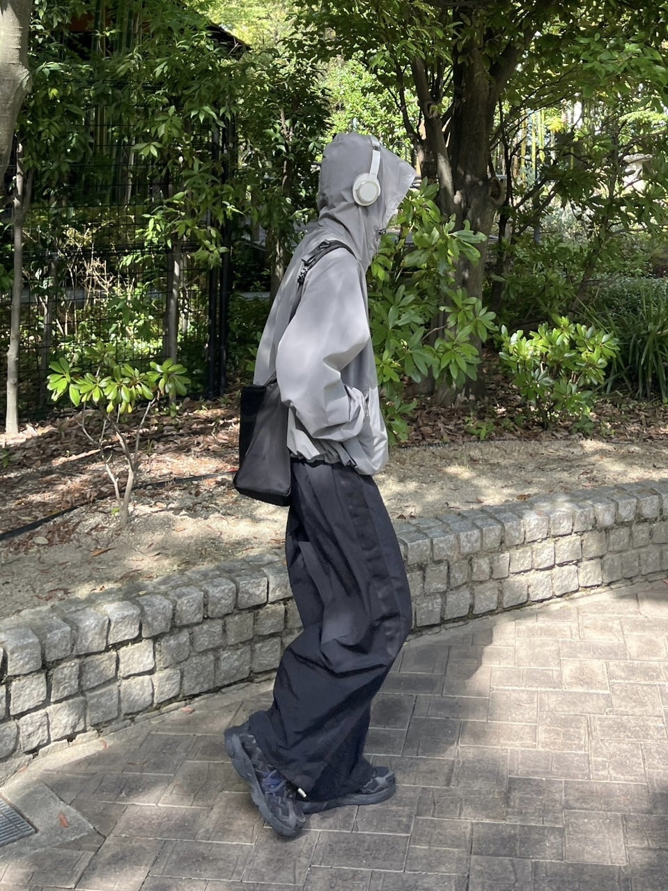 受注制【Chikashitsu +】unisex cropped hooded blouson (3color) / 【チカシツプラス】ユニセックスクロップドフード長袖ブルゾン