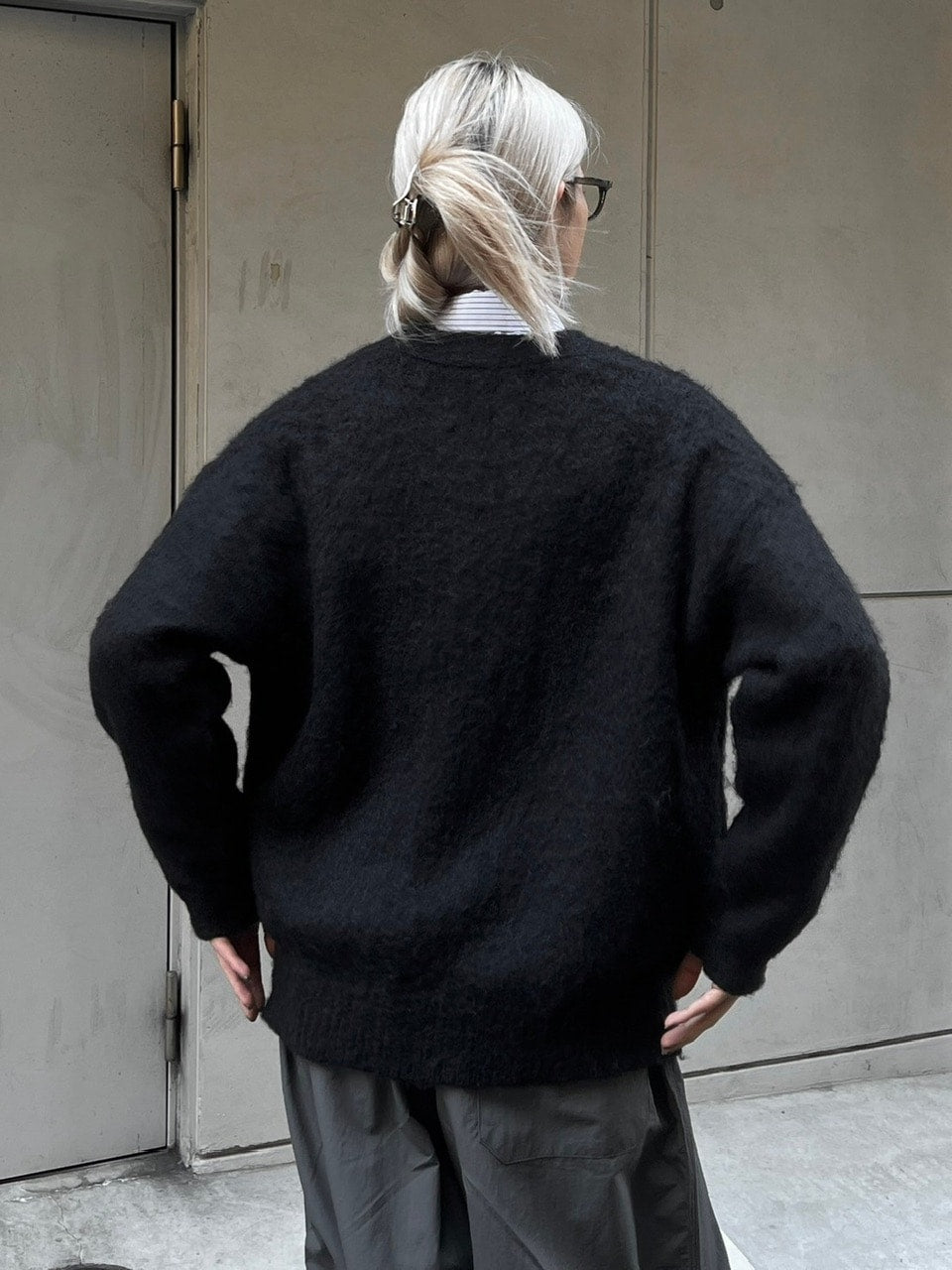 【Chikashitsu +】wool cardigan (4color)