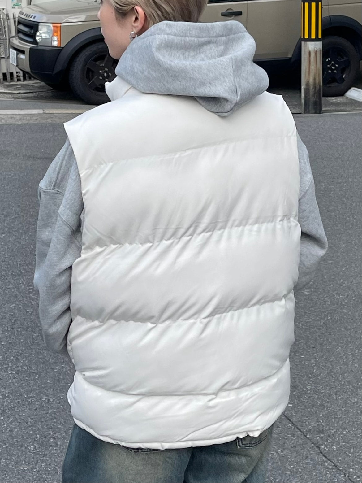 受注制【Chikashitsu +】padded vest (5color)