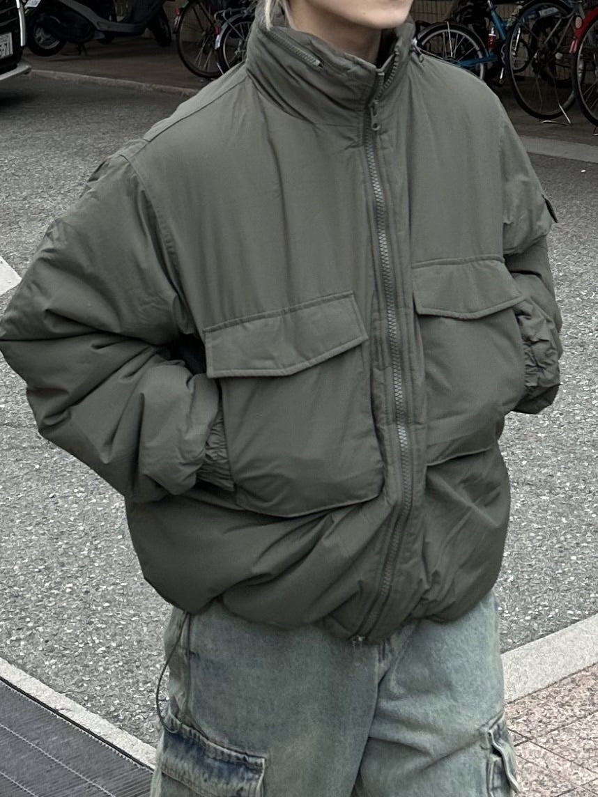 大阪店WEB限定【Chikashitsu +】flight padded jacket (3color)