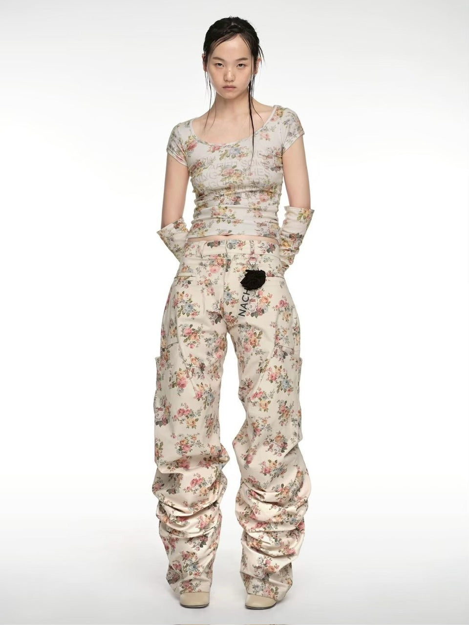 【NACHE】CONVEX PRINTED T-SHIRT