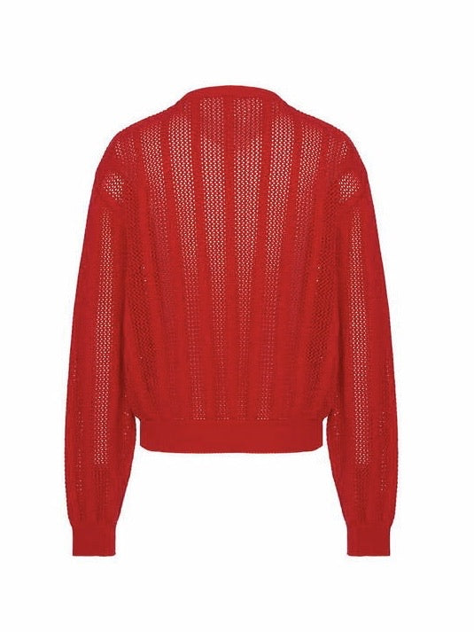 【DNSR】Meshed Crop Knit