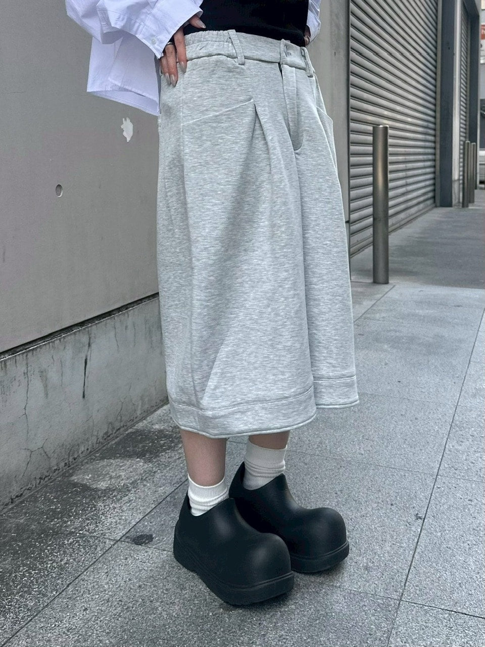 受注制【youll】easy bermuda sweat pants