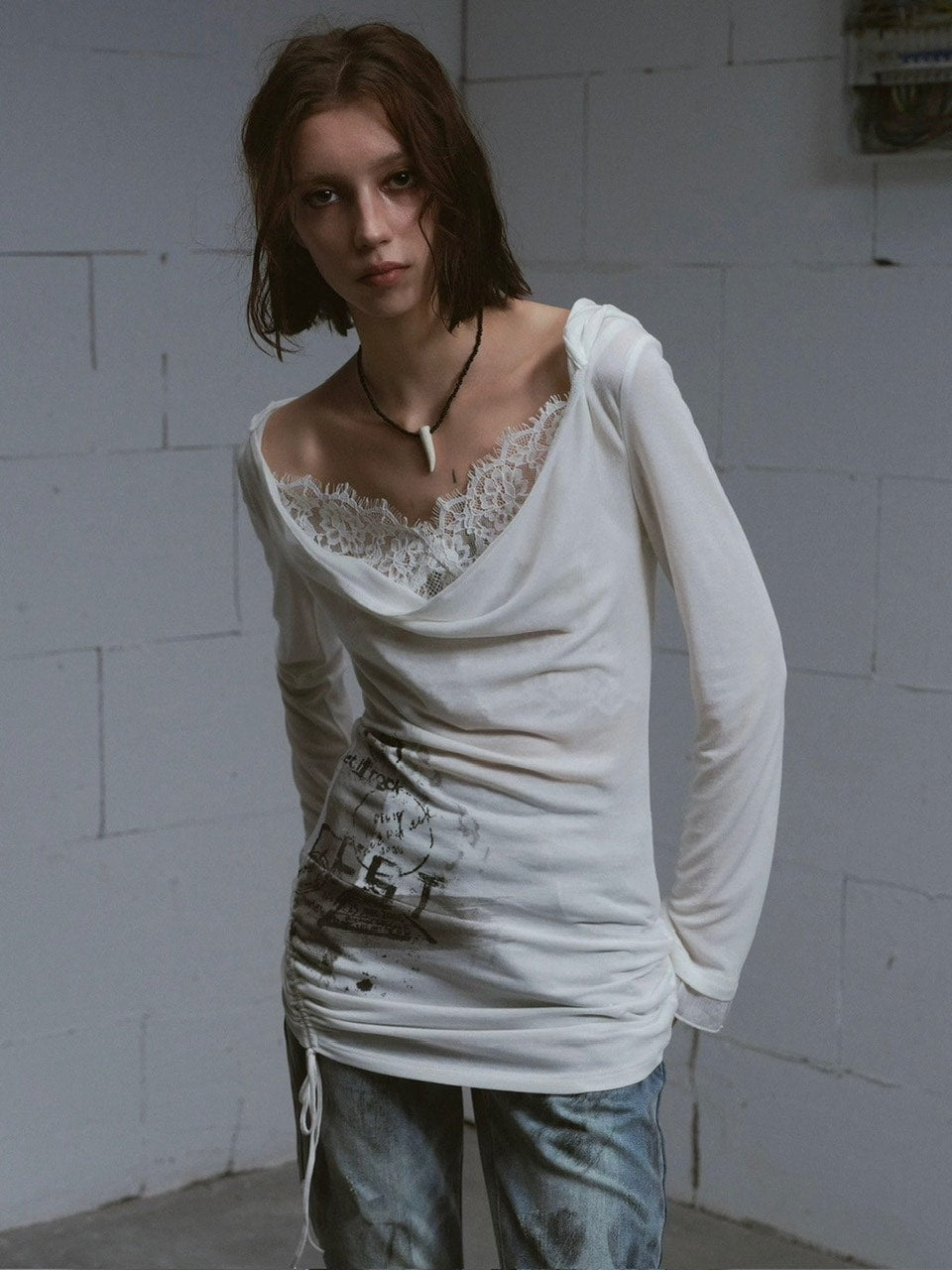 【Cest Nous】two-piece dress (3color) / 【セヌー】ツーピースレイヤードミニワンピース