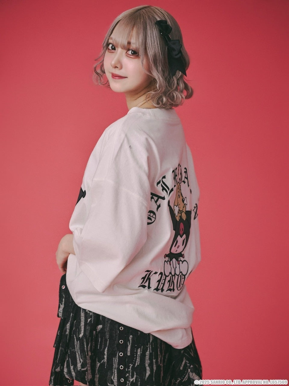 【GALFY×KUROMI】クロミちゃんとGALFYの半袖TEE