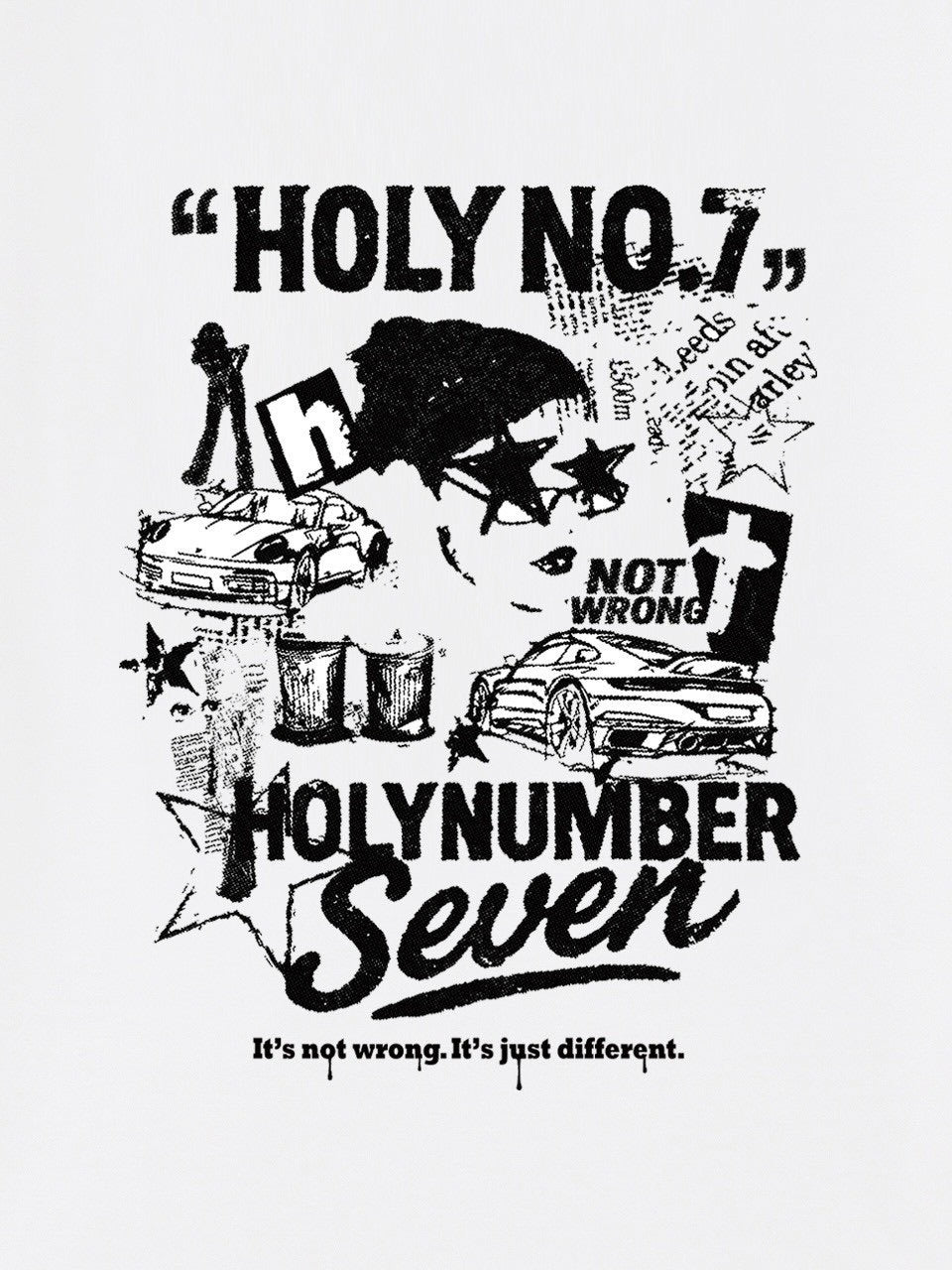 【HOLY NUMBER 7】Graphics Archive Short Sleeve T-Shirt 5 / 【ホーリーナンバー セブン】グラフィックアーカイブ半袖Tシャツ