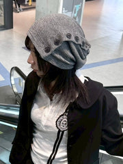 受注制【nmtc+】button neck warmer cap