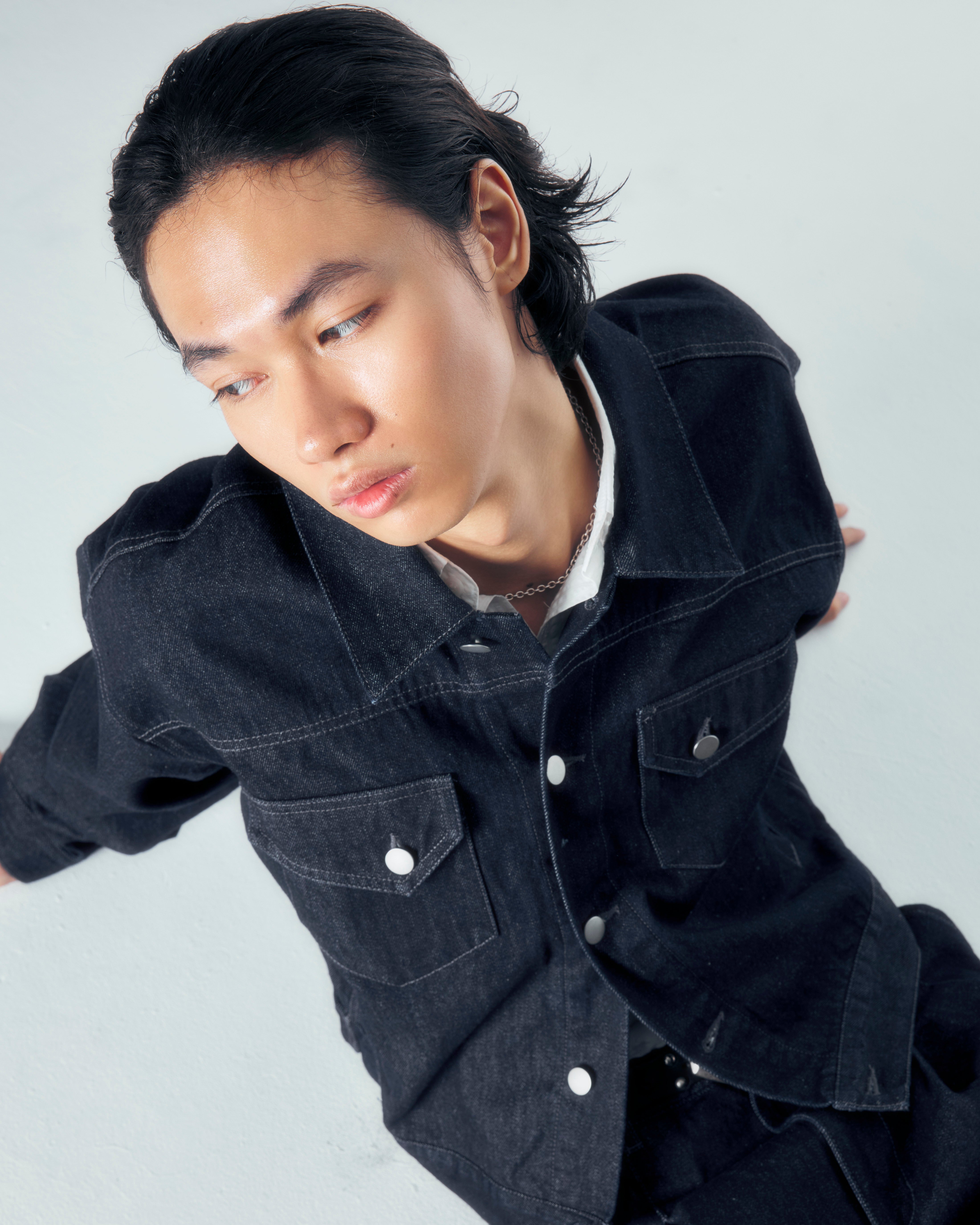 【CS】denim short jacket