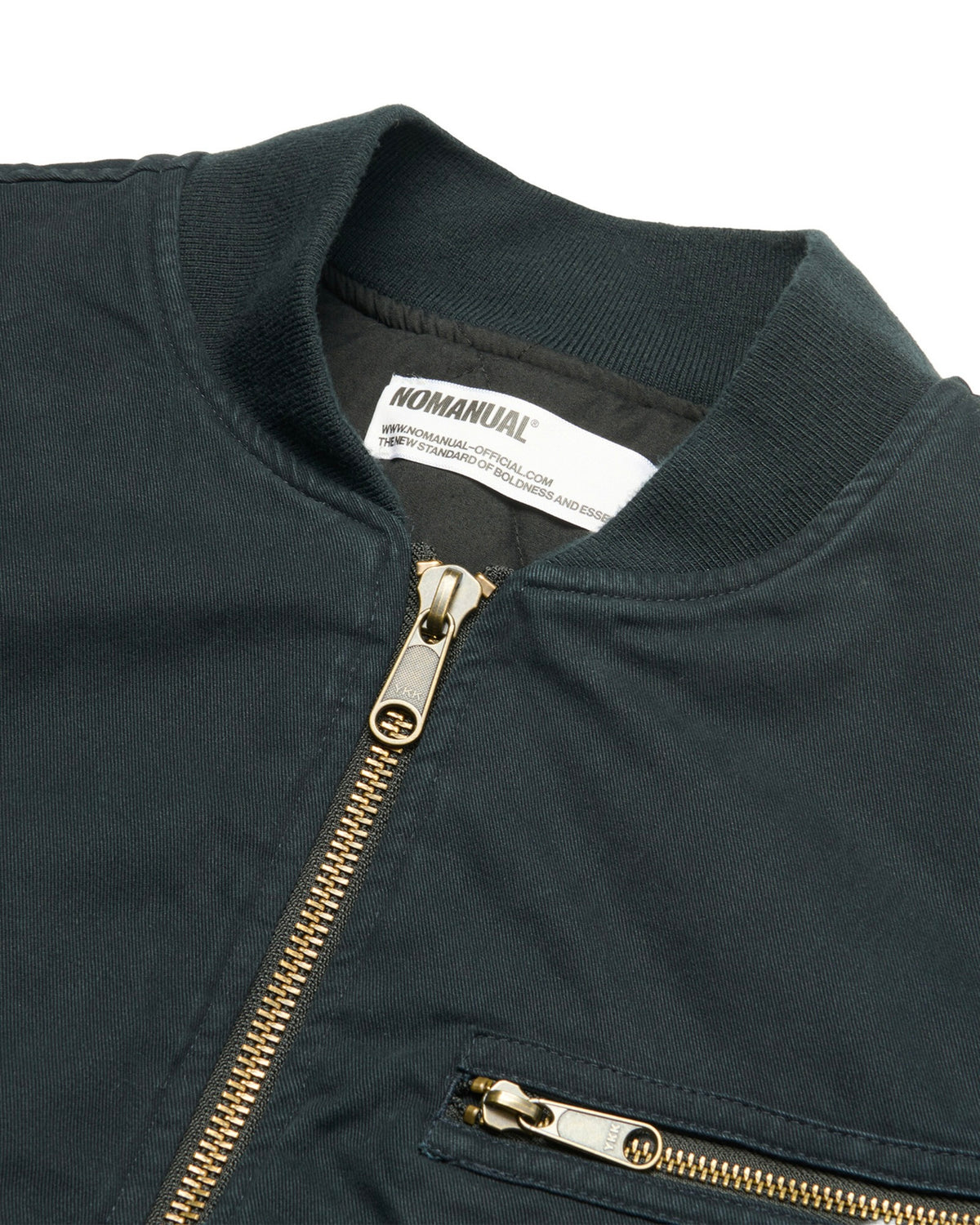 【NOMANUAL】WASHED VINTAGE MA-1 JACKET