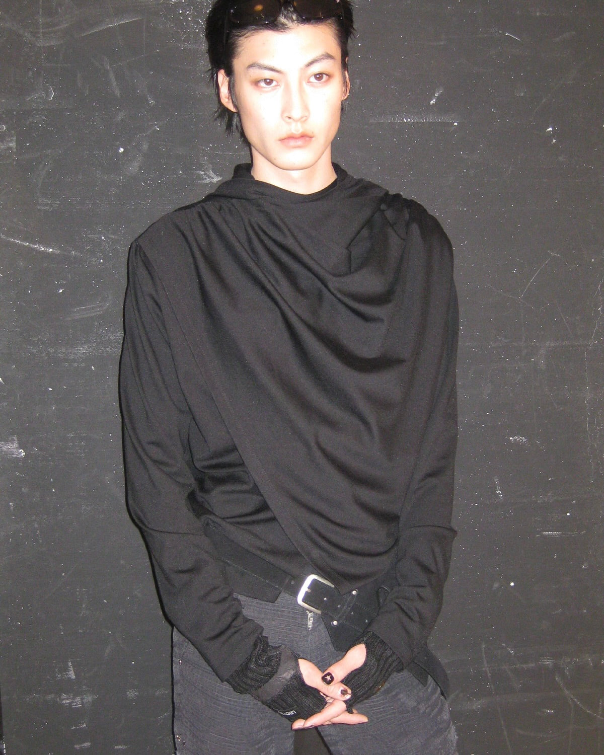 【LECYTO】Avant-garde Drape Hood