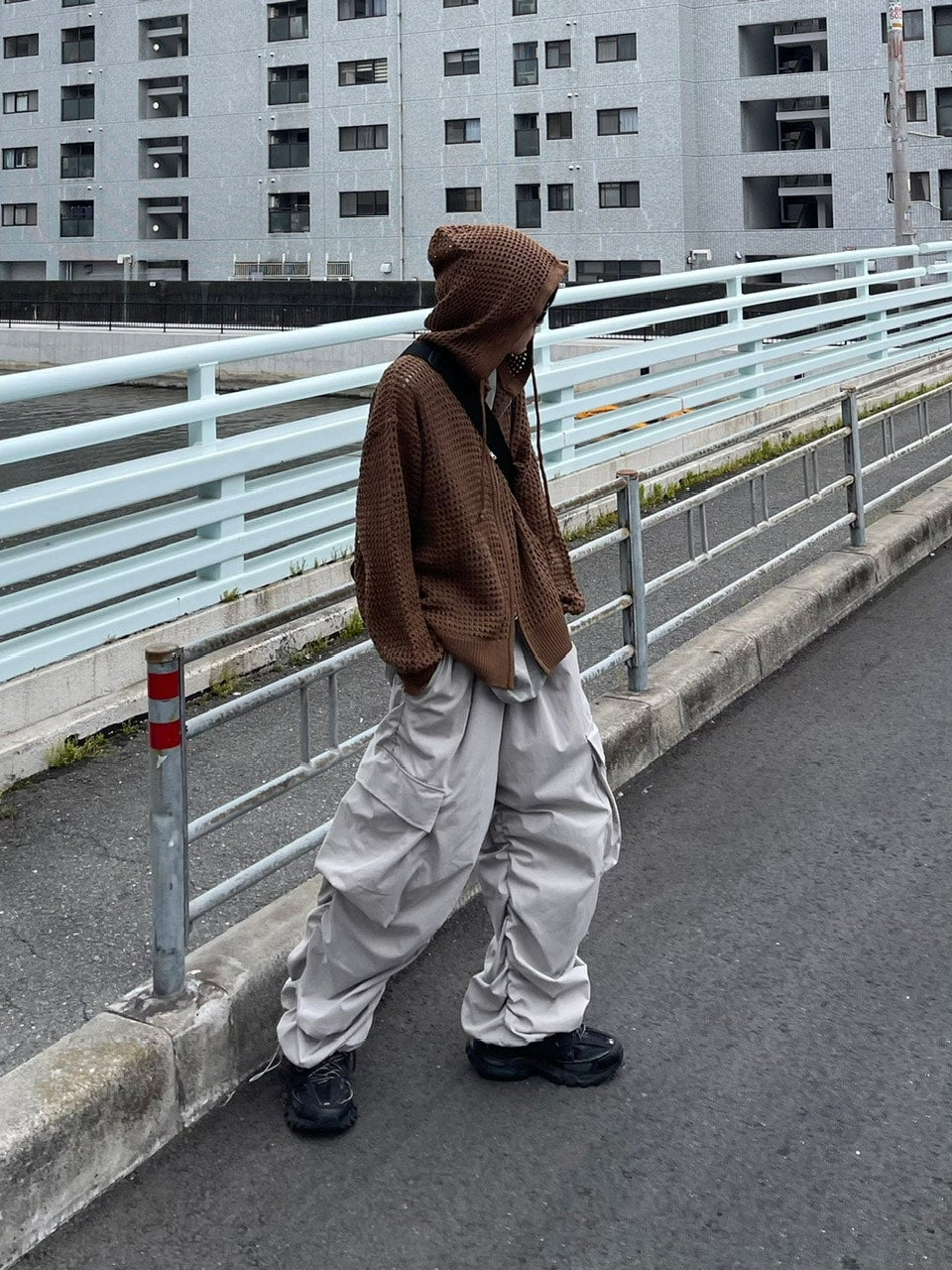 受注制【Chikashitsu +】mesh zip hoodie (5color) / 【チカシツプラス】メッシュ長袖ジップパーカー