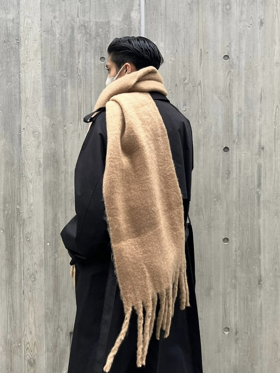 受注制【Chikashitsu +】volume color muffler (6color)