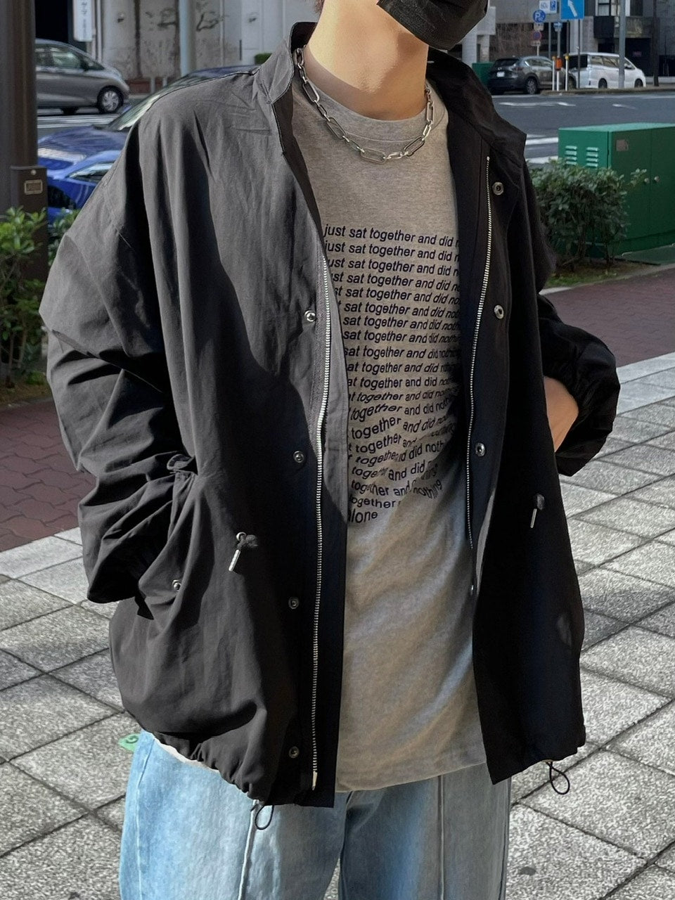 受注制【Chikashitsu +】cotton blouson(3color) / 【チカシツプラス】コットンジャケット