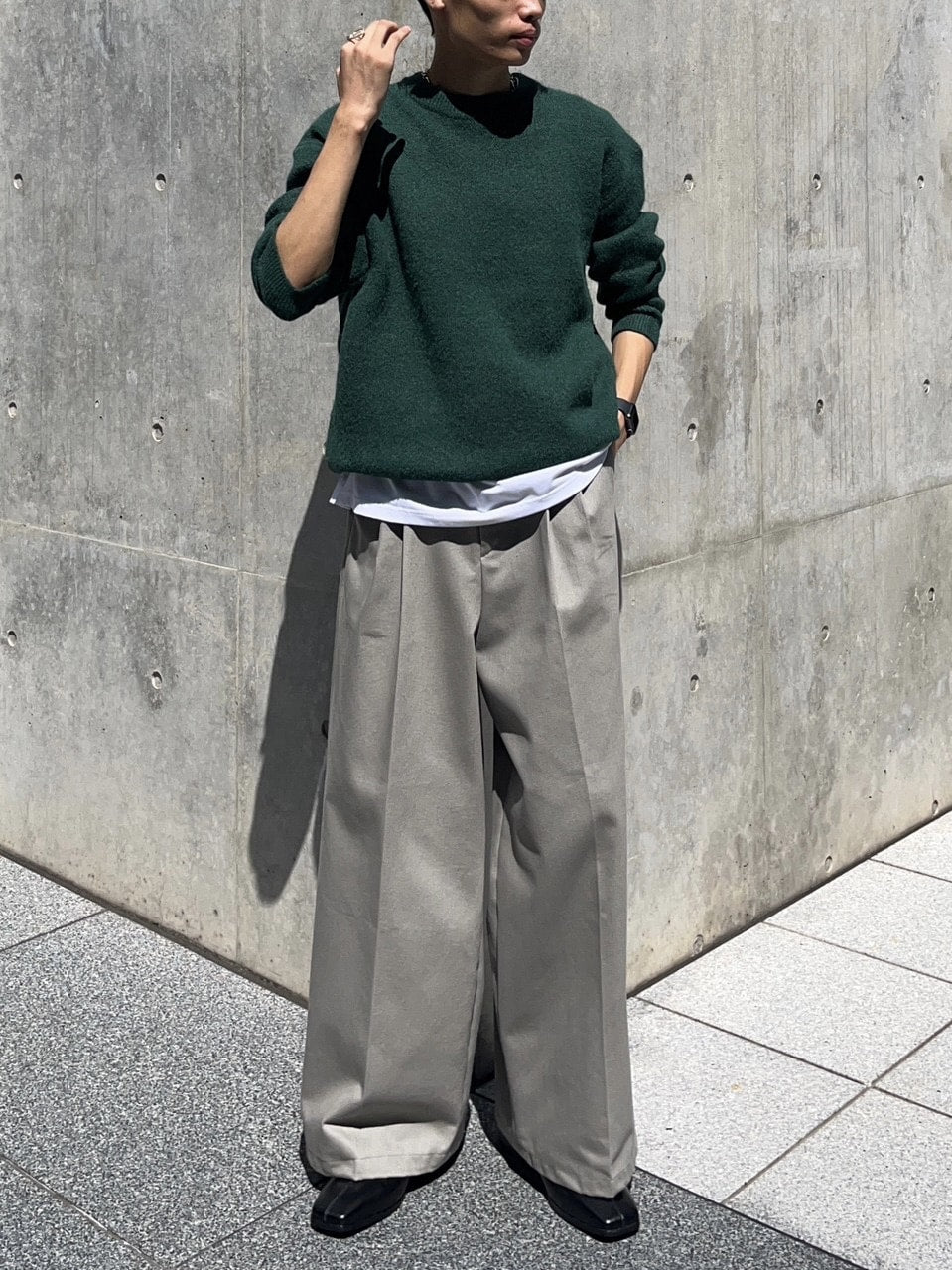 受注制【Chikashitsu +】unisex 6color knit (6color) / 【チカシツプラス】ユニセックス6カラー長袖ニット