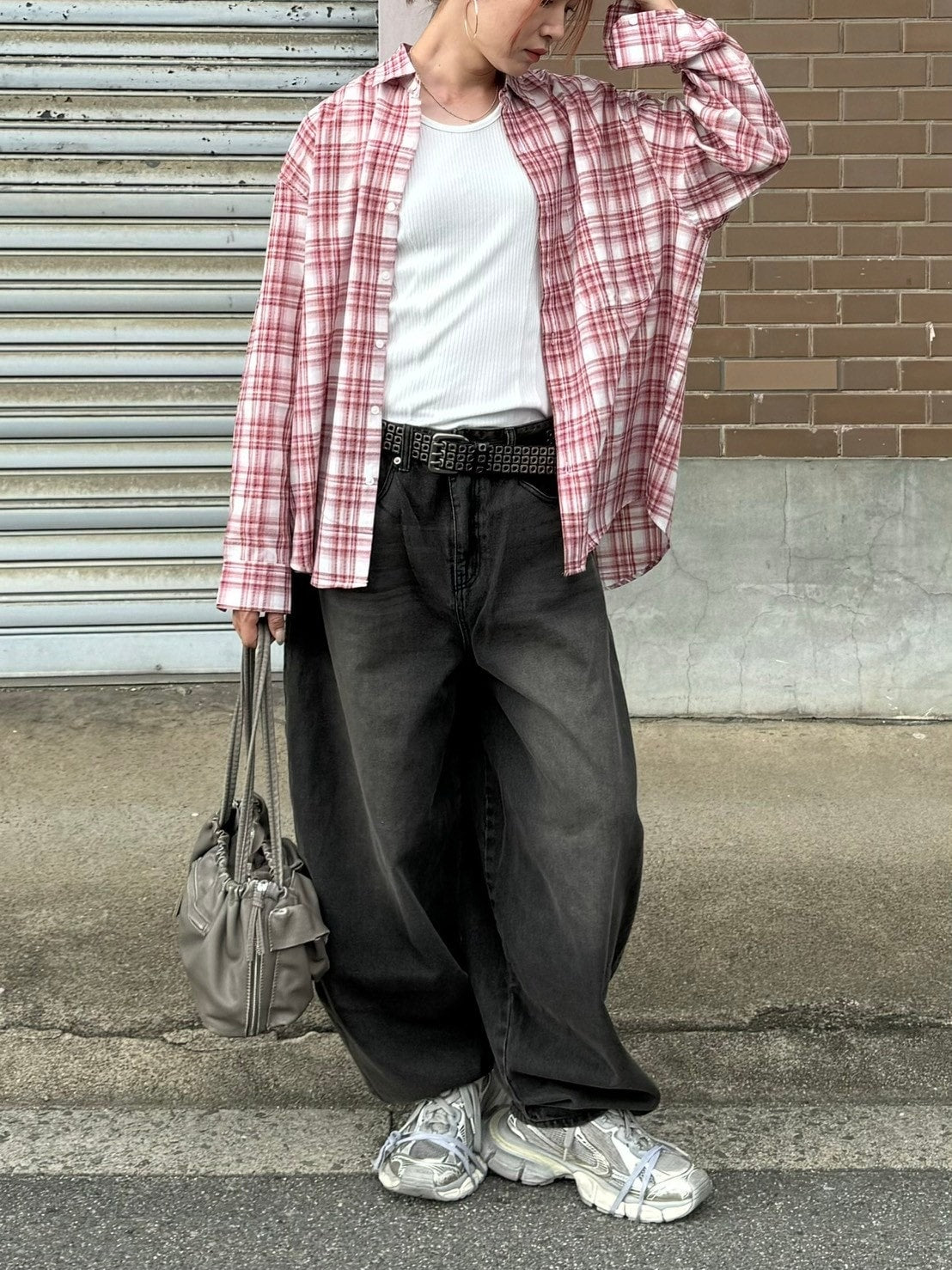 受注制【Chikashitsu +】super buggy denim pants (3color) / 【チカシツプラス】スーパーバギーデニムパンツ