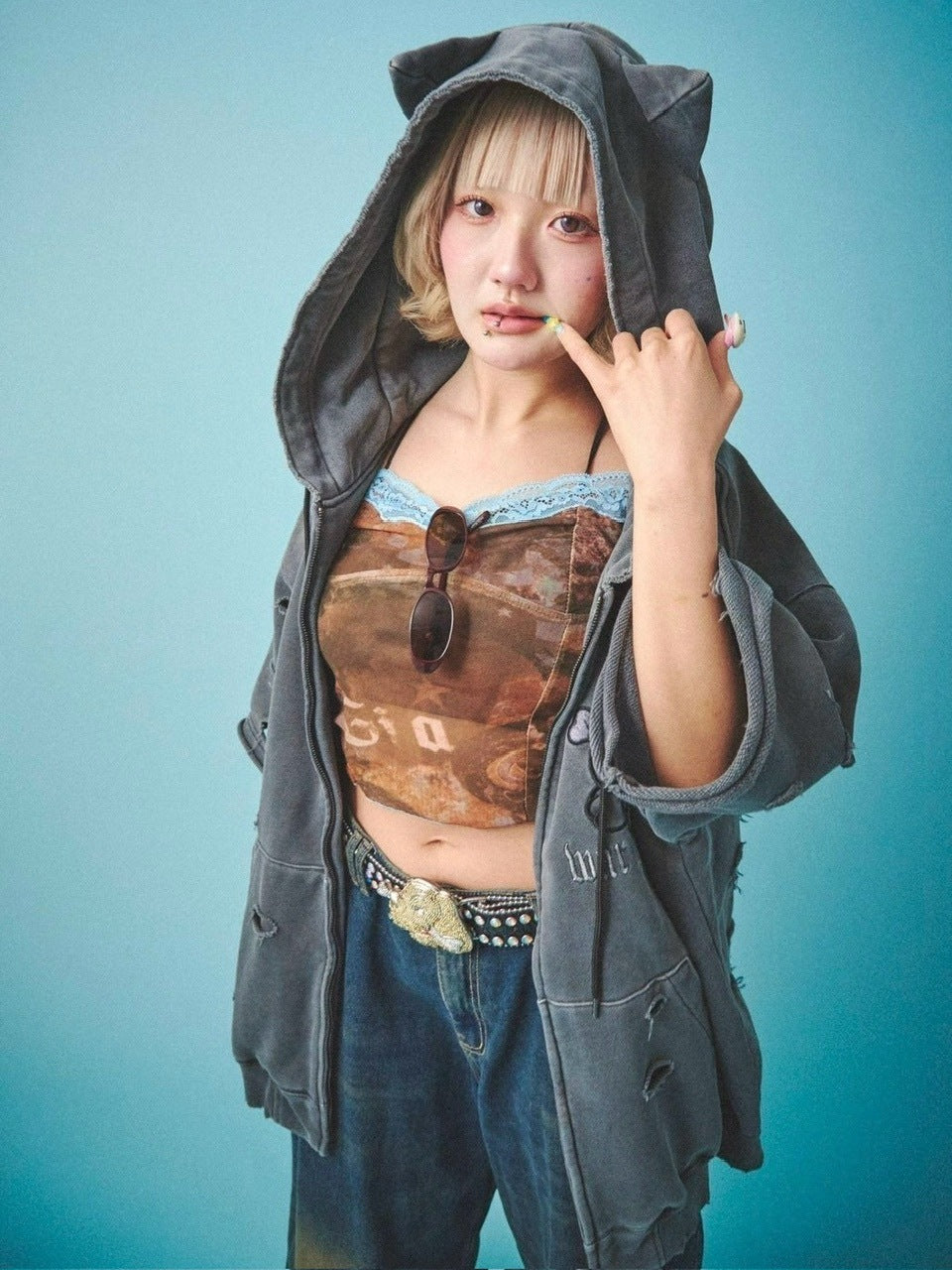 【GALFY】病みに染まりし反戦パーカー