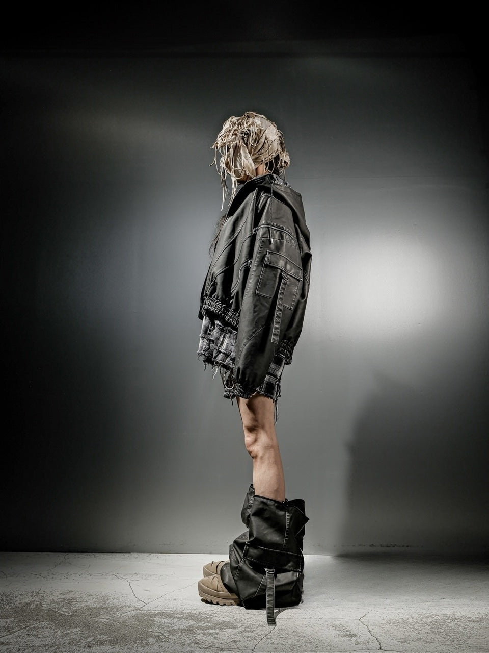 DIG YOUR OWN GRAVE】LEATHER ZIP HOODY / 【ディグユアオウングレイブ