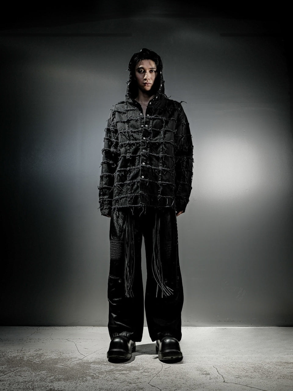 dig your own grave ブラックパーカー DIG YOUR OWN GRAVE】PATCHWORK HOODY – PRESSING WEB SHOP