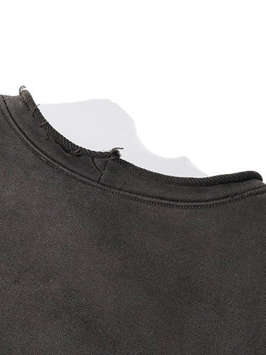 【Cord】Round Cut Vent Crew-neck