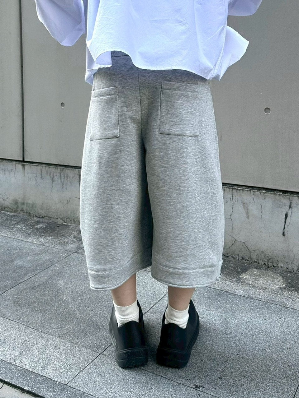 受注制【youll】easy bermuda sweat pants