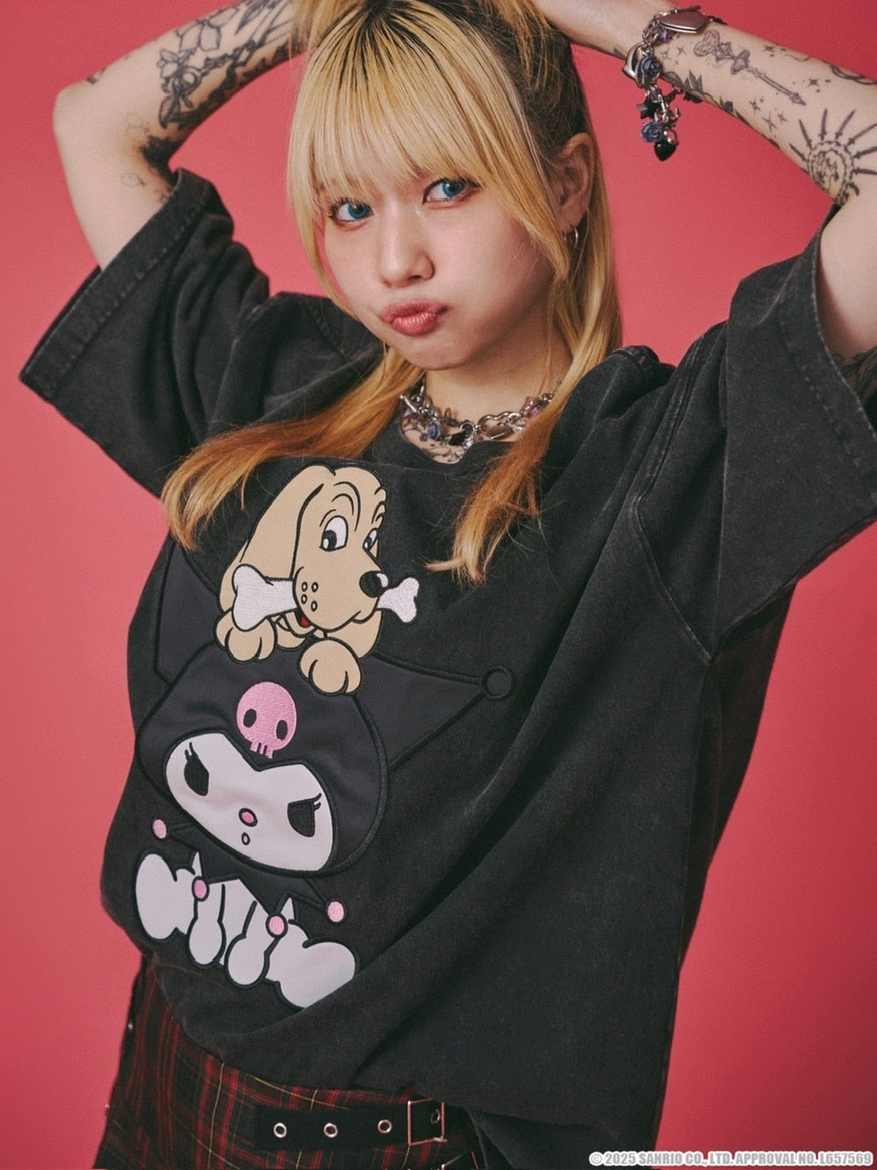 【GALFY×KUROMI】クロミちゃんとGALFYの半袖TEE