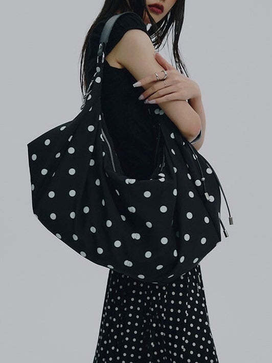 【NOT KNOWING】Braided Dot Shoulder Bag / 【ノットノーイング】ブレイデッドドットショルダーバッグ