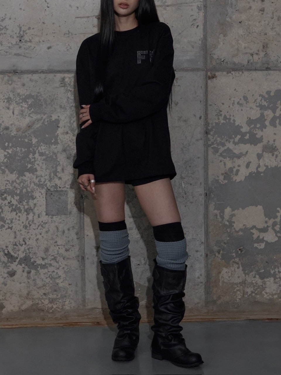 【FANCY CLUB】FF LETTERING LONG SLEEVE / 【ファンシークラブ】ＦＦレタリング長袖Ｔシャツ