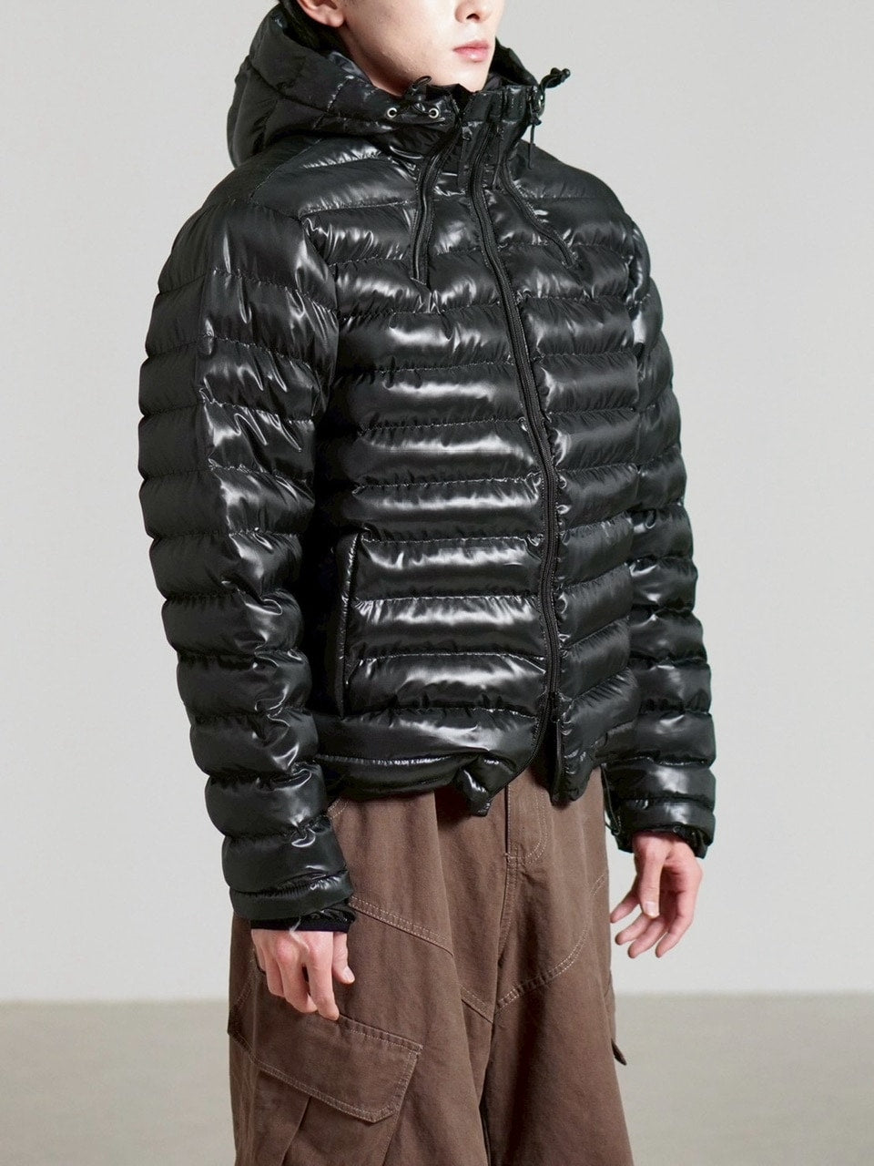 受注制【Chikashitsu +】5 zip puffer jacket / 【チカシツプラス】ファイブジップパファージャケット (4color)