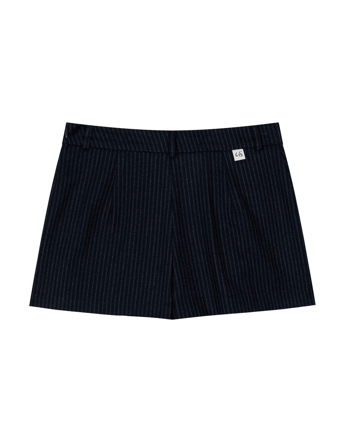 【Uglyshadow】STRIPE PLEATED PANTS