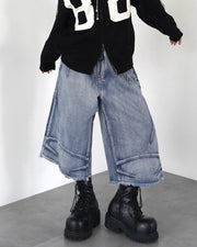 受注制【LUV CODE】max wide bermuda pants (2color)