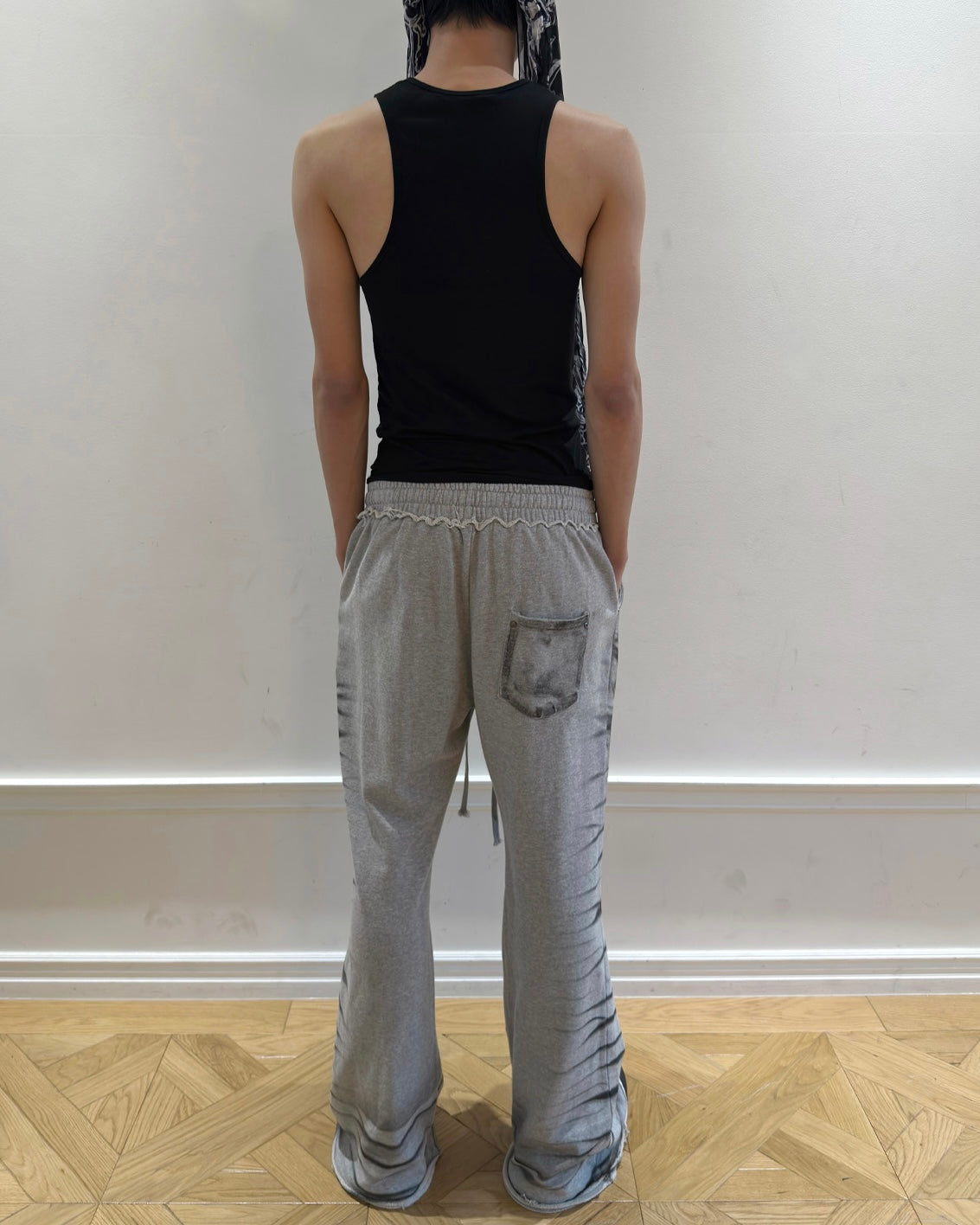 【LECYTO】Dirty Flare Sweatpants