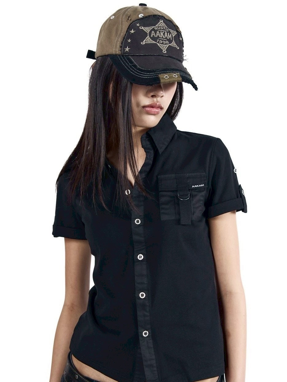 【AAKAM】Rustic Sheriff Ball Cap