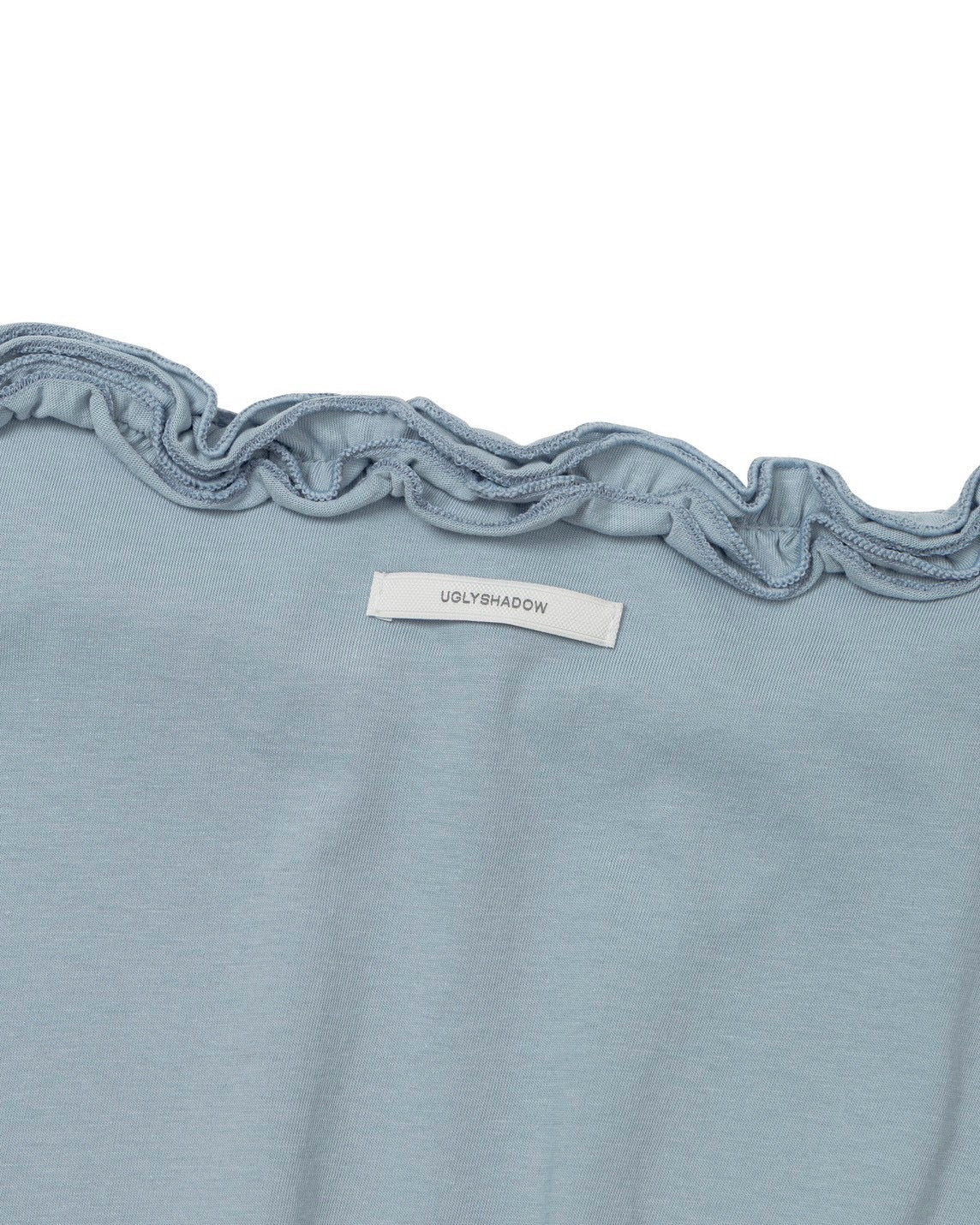 【Uglyshadow】OFF-SHOULDER RUFFLE TOP