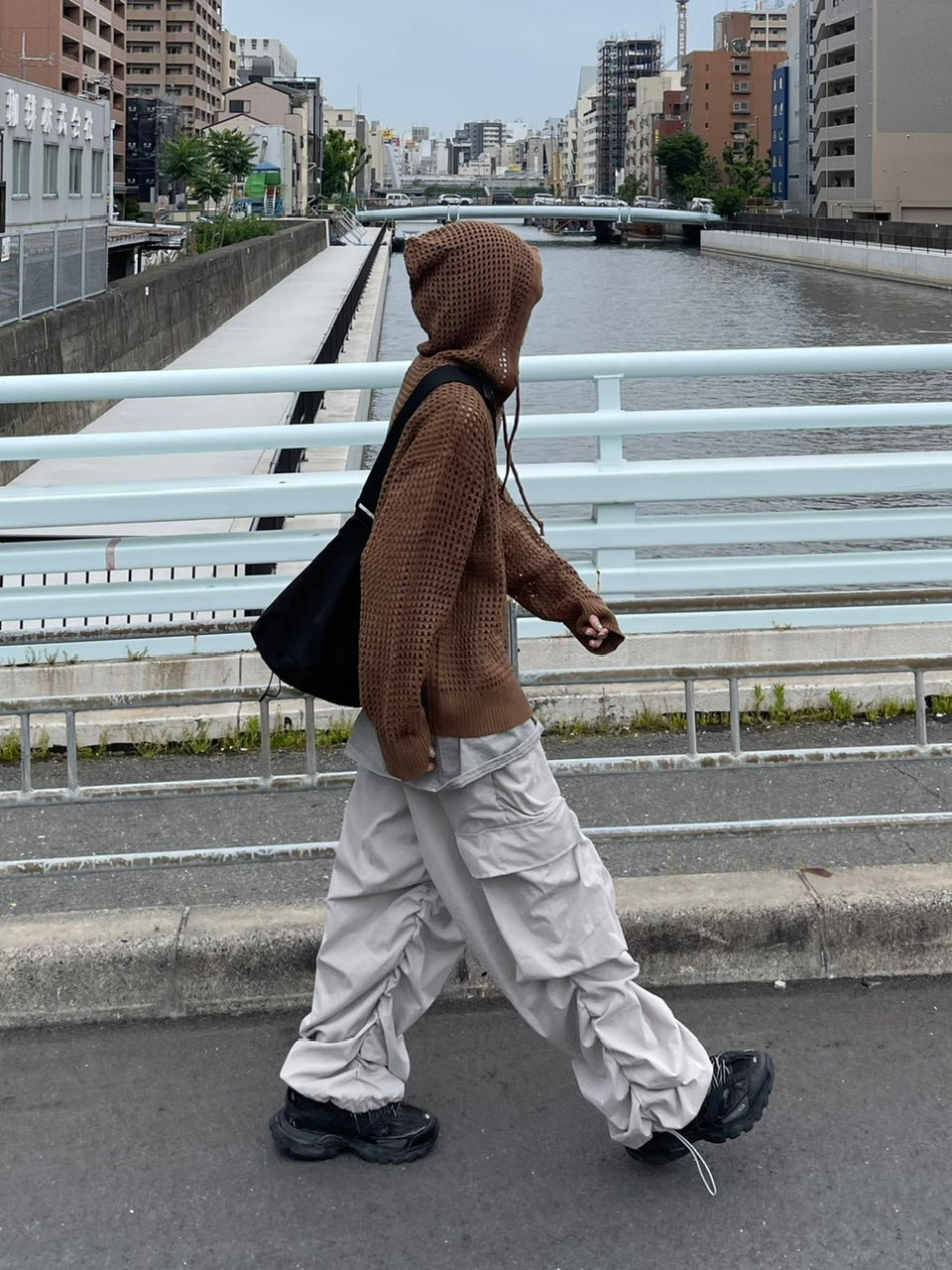 受注制【Chikashitsu +】mesh zip hoodie (5color) / 【チカシツプラス】メッシュ長袖ジップパーカー