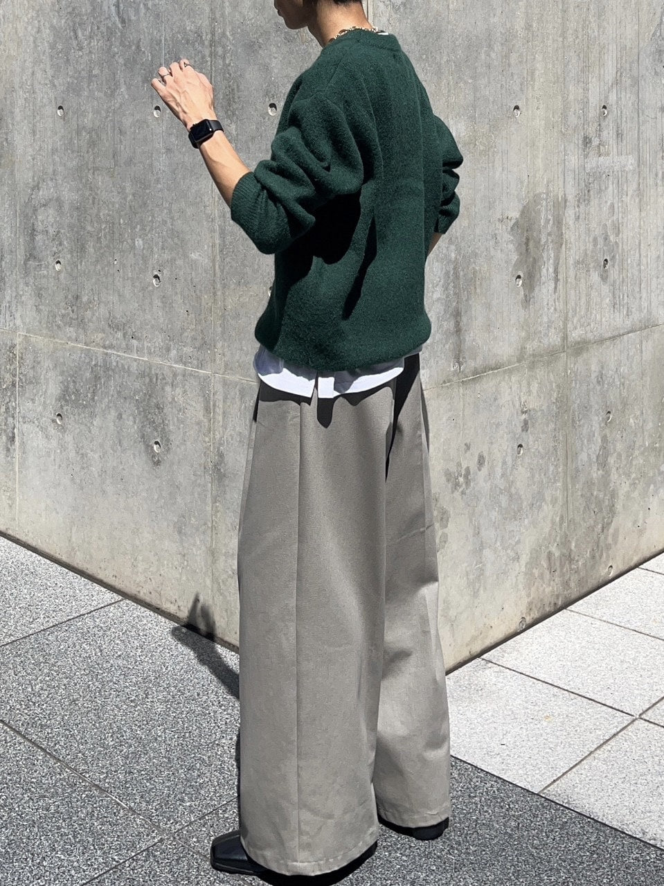 受注制【Chikashitsu +】unisex 6color knit (6color) / 【チカシツプラス】ユニセックス6カラー長袖ニット