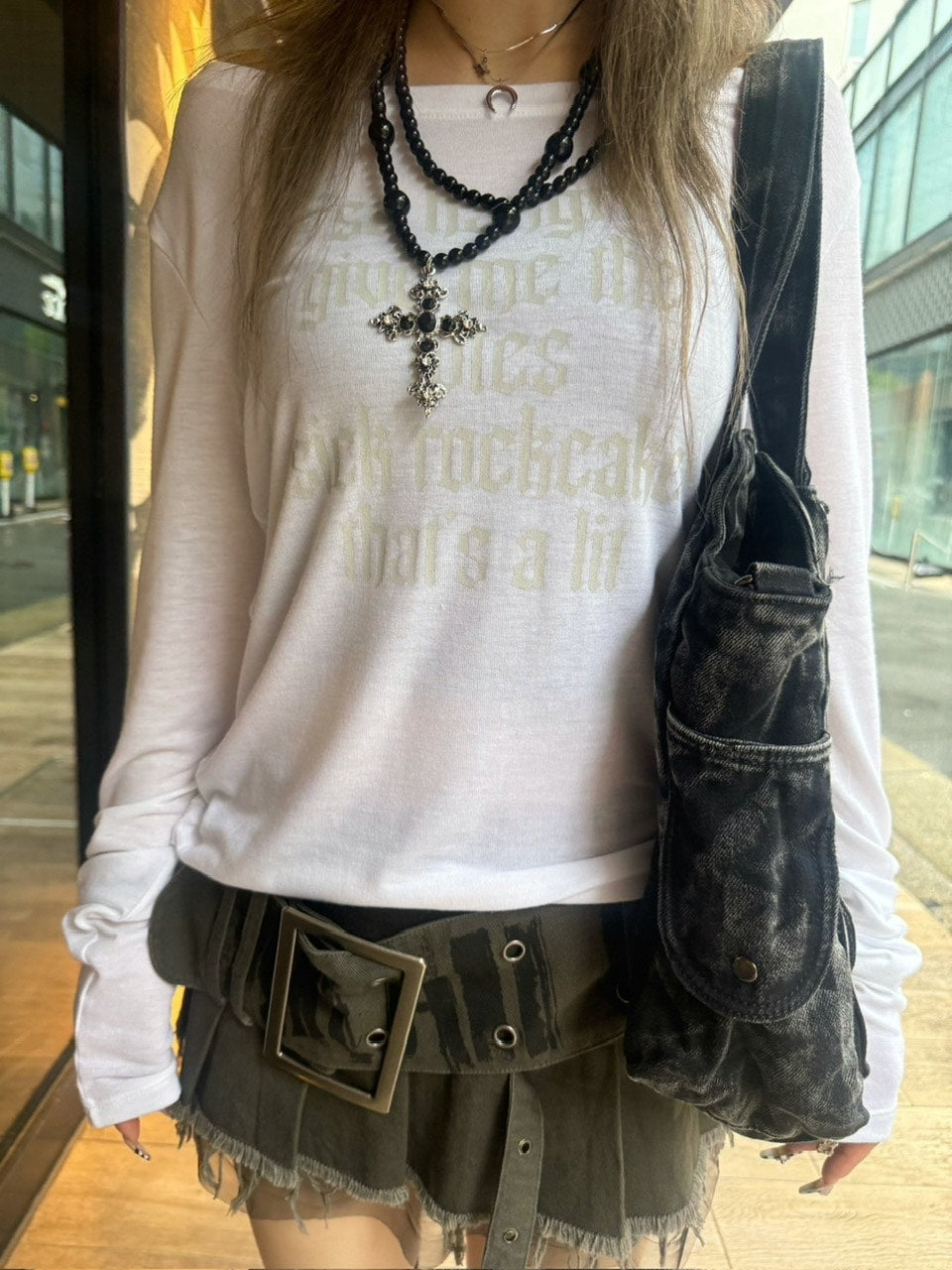 【ROCK CAKE】Funk Mesh Top