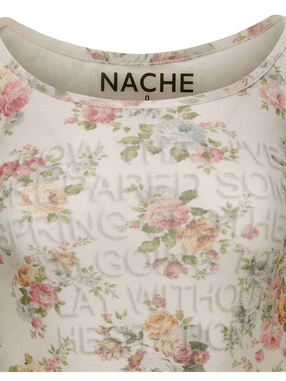 【NACHE】CONVEX PRINTED T-SHIRT
