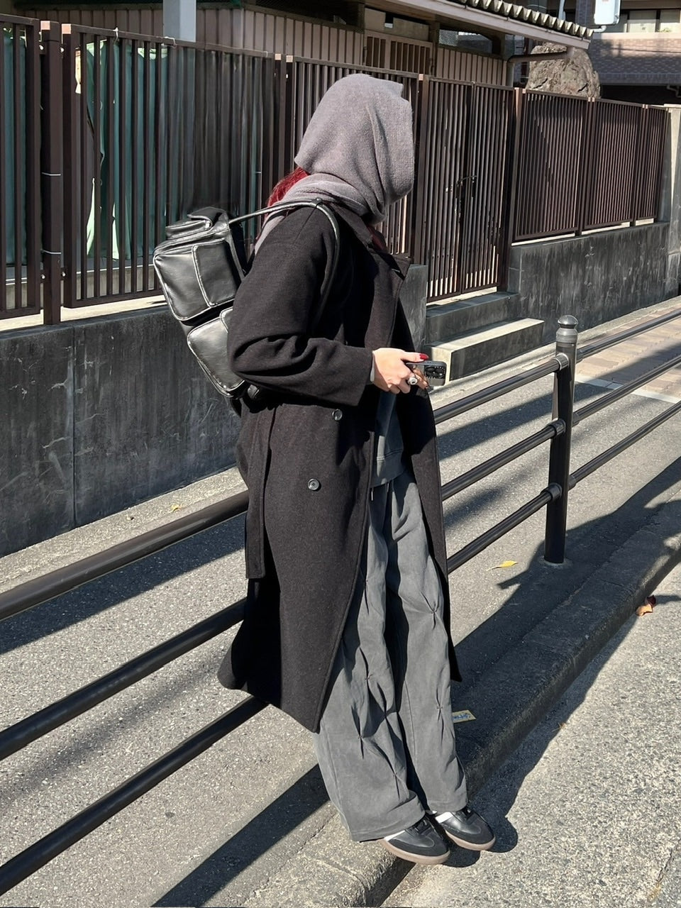 受注制【Chikashitsu +】stitch design sweat pants (3color)