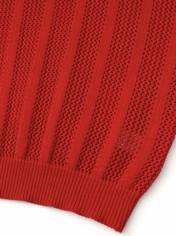 【DNSR】Meshed Crop Knit