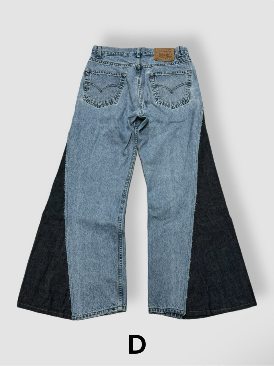 【Re +】newold docking flare denim pants (blue)