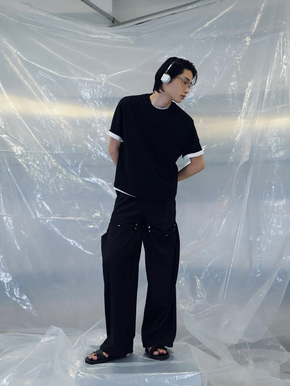 【CS】2-PIECE CROPPED PACK TEE