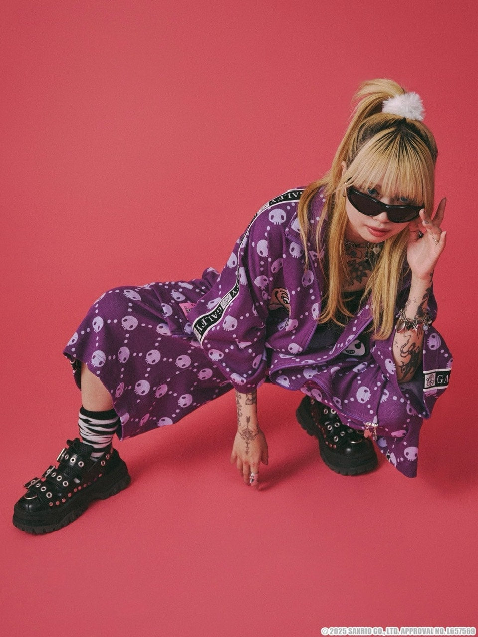 【GALFY×KUROMI】ドクロだらけ夏セットアップ