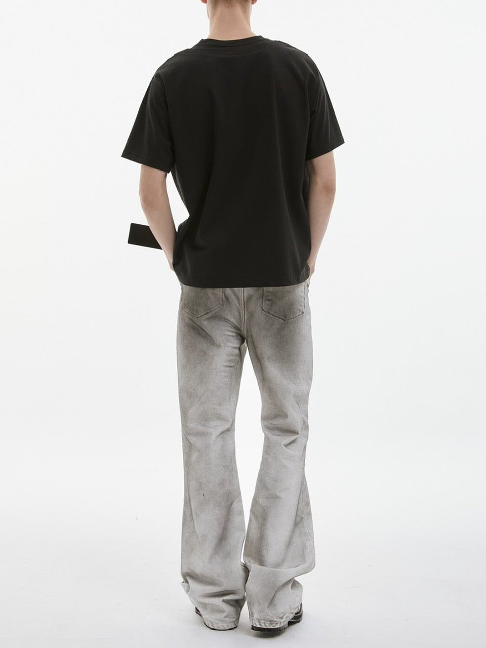 【ESC STUDIO】attractive bootcut jeans/ 【イーエスシーステュディオ】アトラクティブブーツカットデニムパンツ