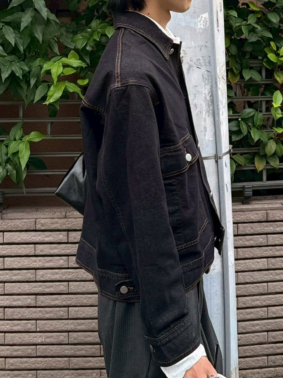 受注制【Chikashitsu +】2 pocket rigid denim jacket / 【チカシツプラス】ツーポケットデニムジャケット (2color)