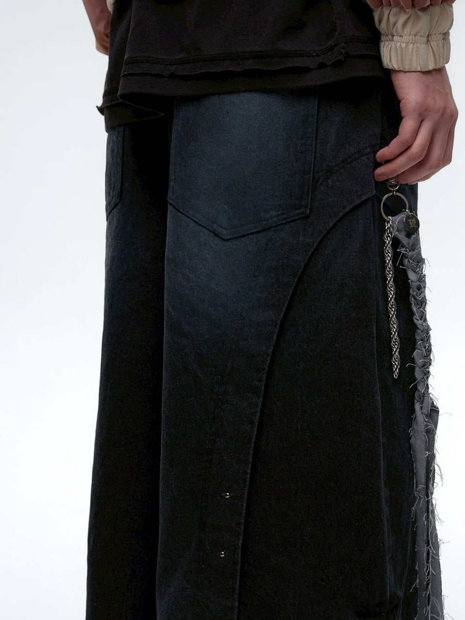 【RSSC】CURVED INCISION BALLOON DENIM PANTS