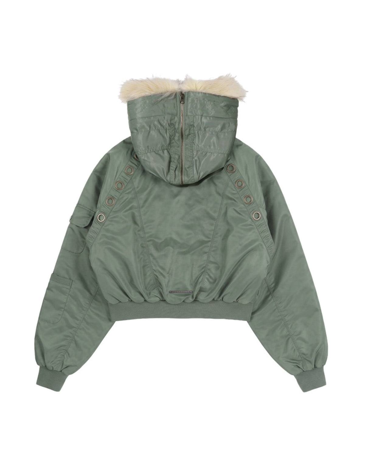 【FANCY CLUB】EYELET FUR MA-1