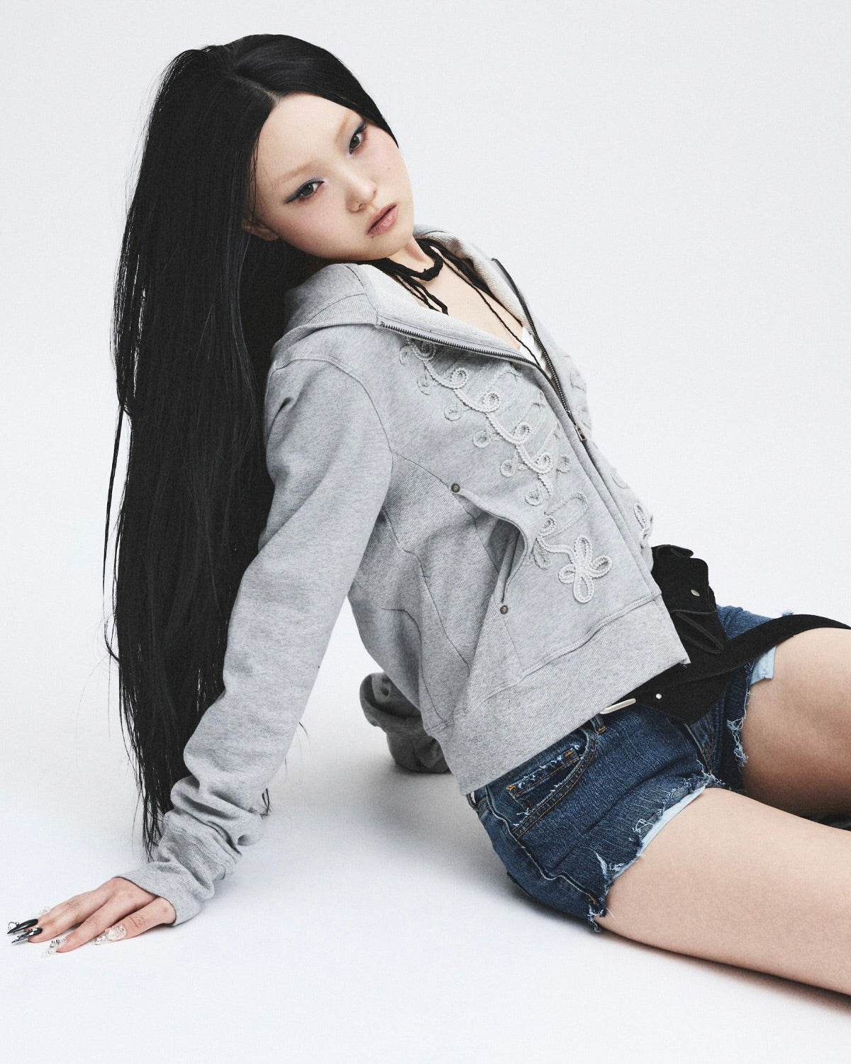 【LECYTO】Hussar Loop Zip-Up Hoodie