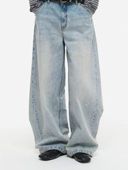 【DNSR】Painting Curved Denim Pants