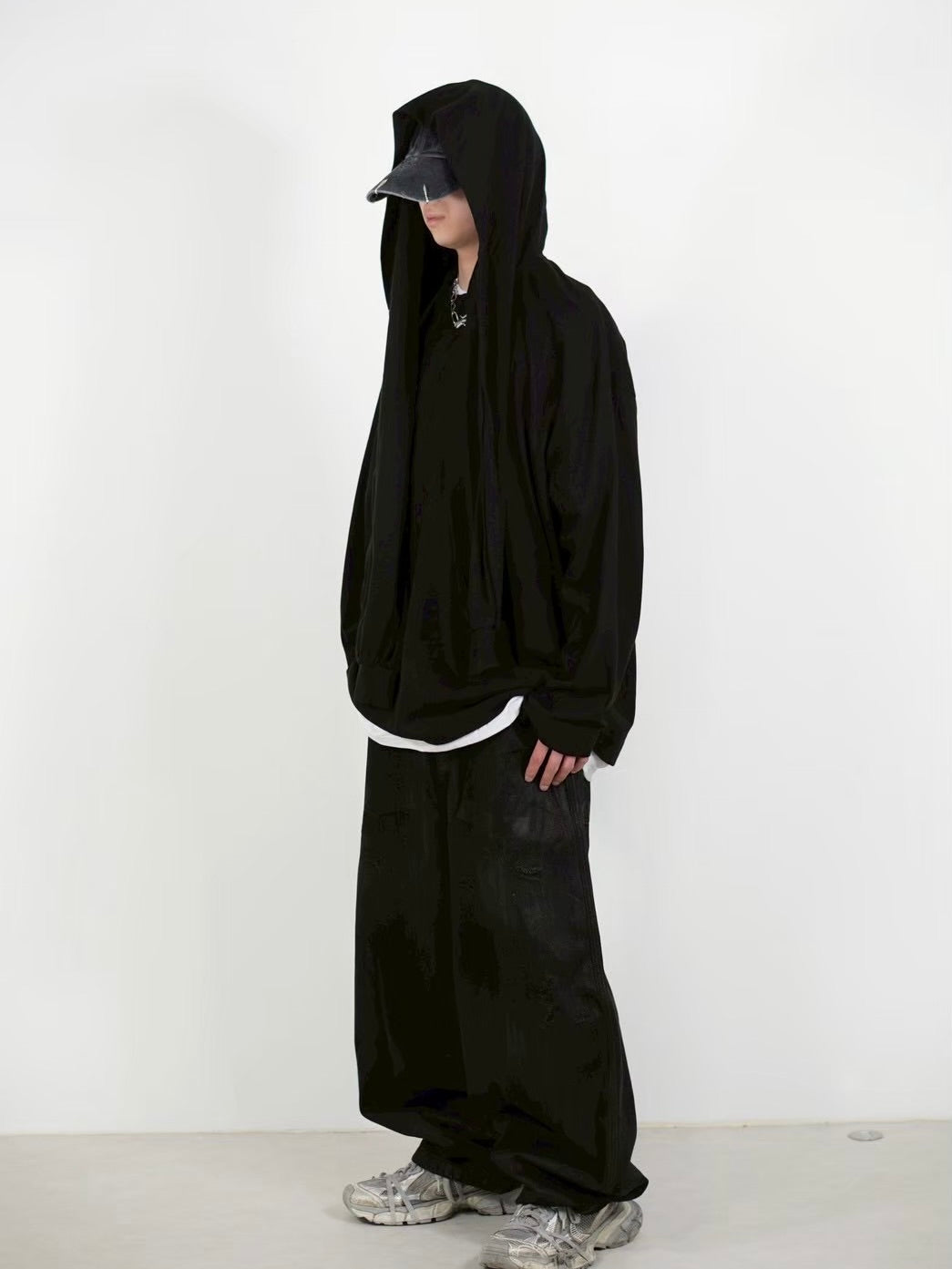 【Chikashitsu +】layered oversized long sleeve (2color)