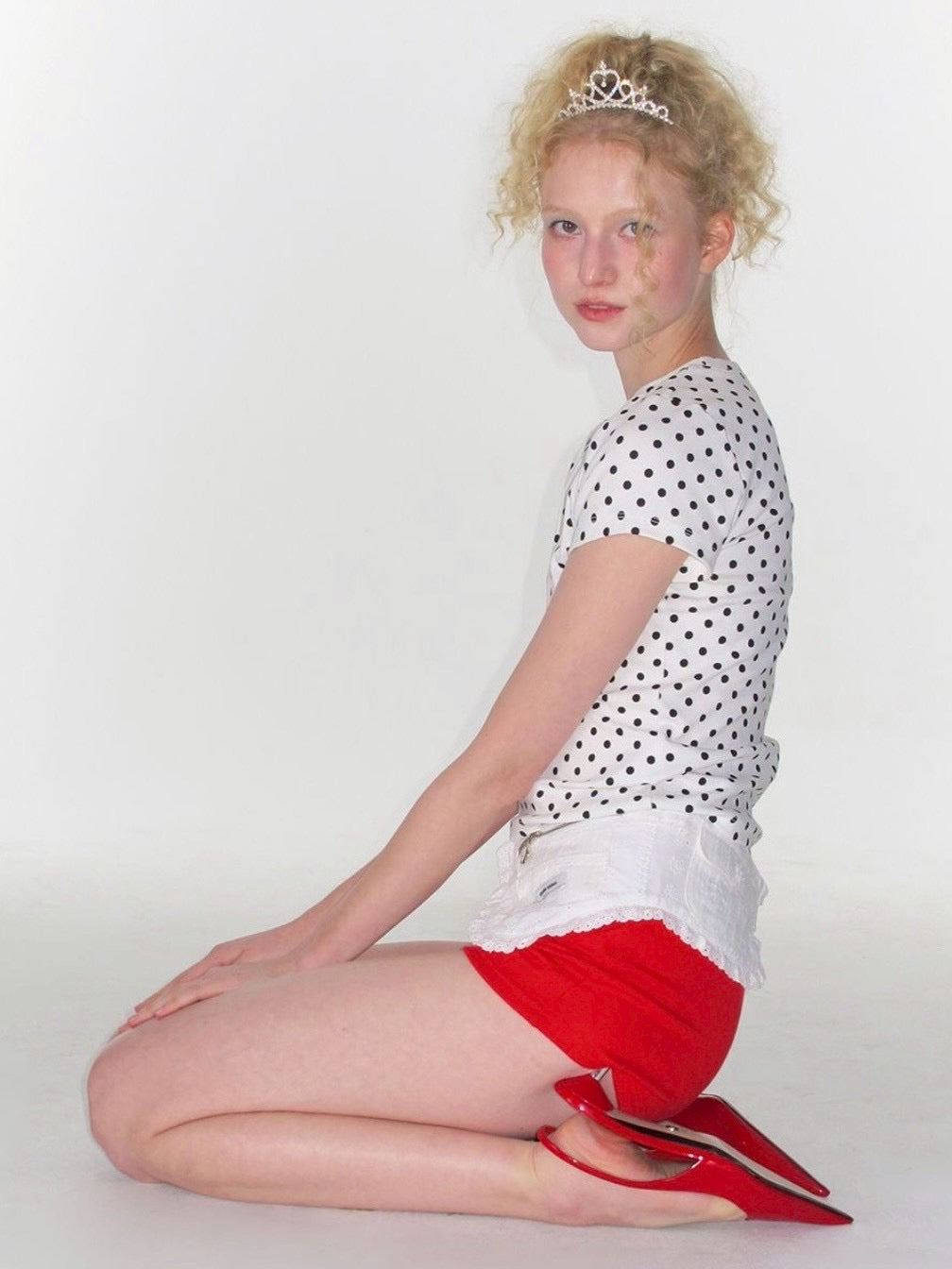 【CRANK】ROSETTE GRAPHIC TOP